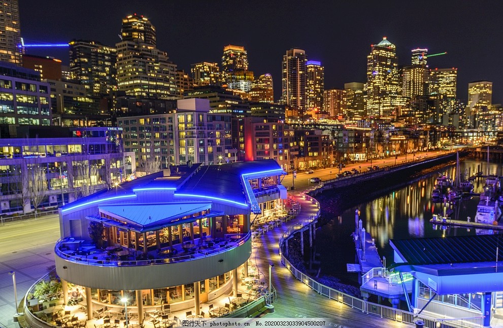 旅行 旅游 长时间曝光 西雅图